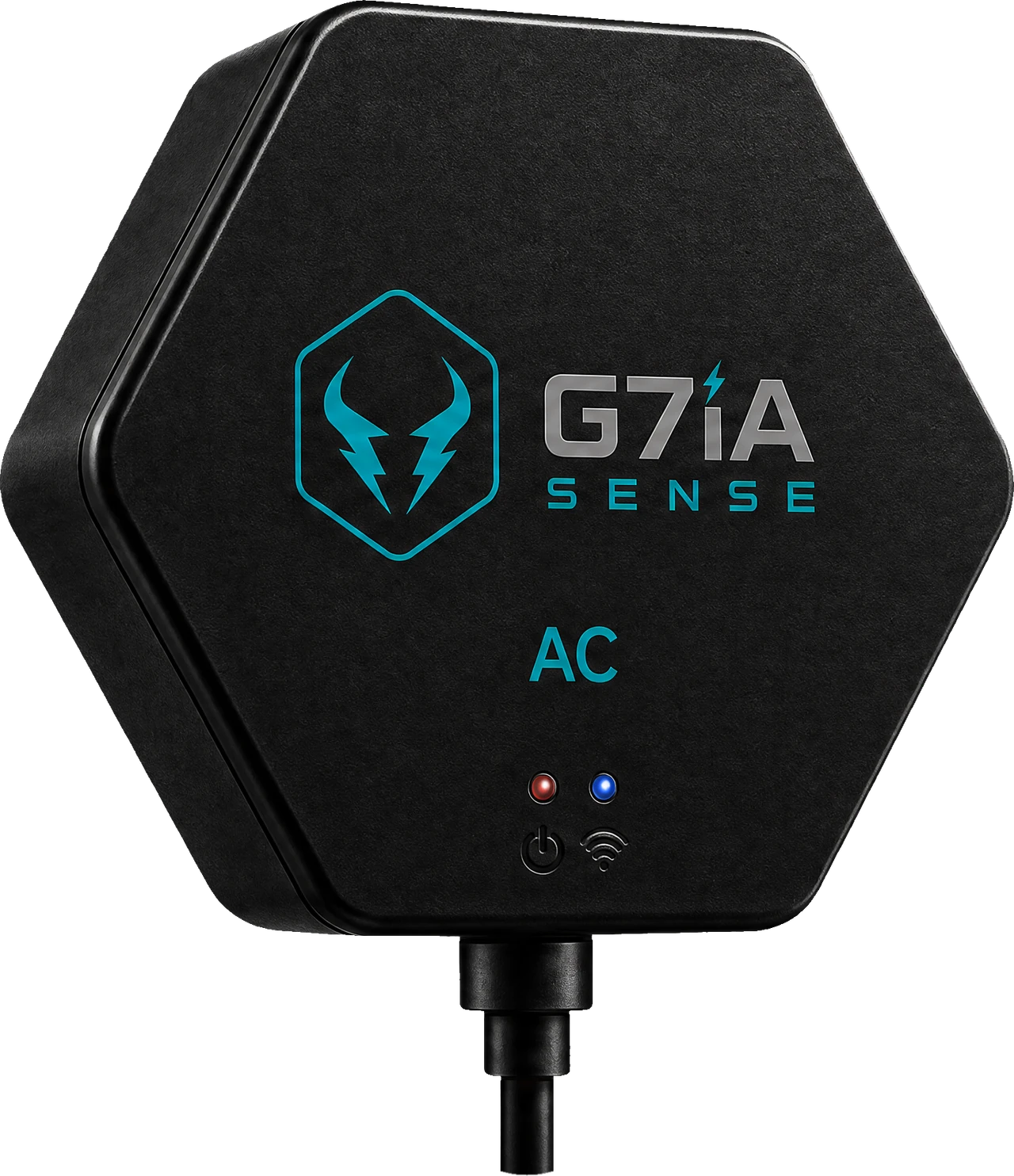 Dispositivo G7iA Sense AC conectado, com fluxo de dados energéticos